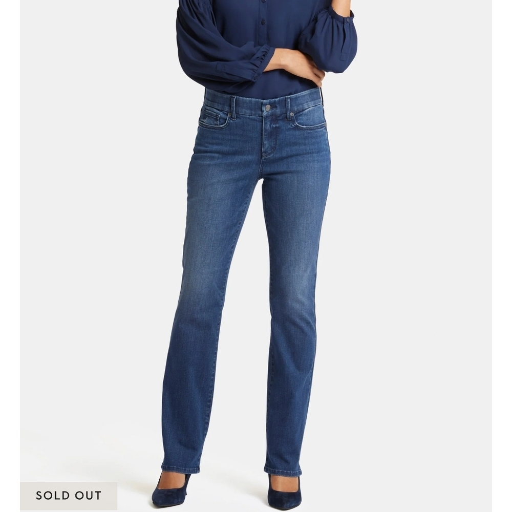 NYDJ Women's Straight Leg Jeans in Deep Blue